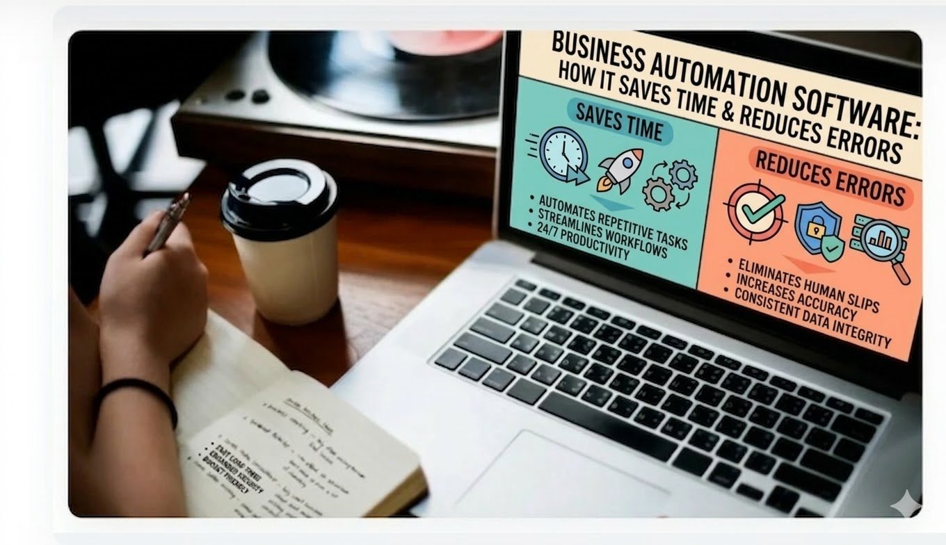 How Business Automation Software Saves Time & Reduces Errors